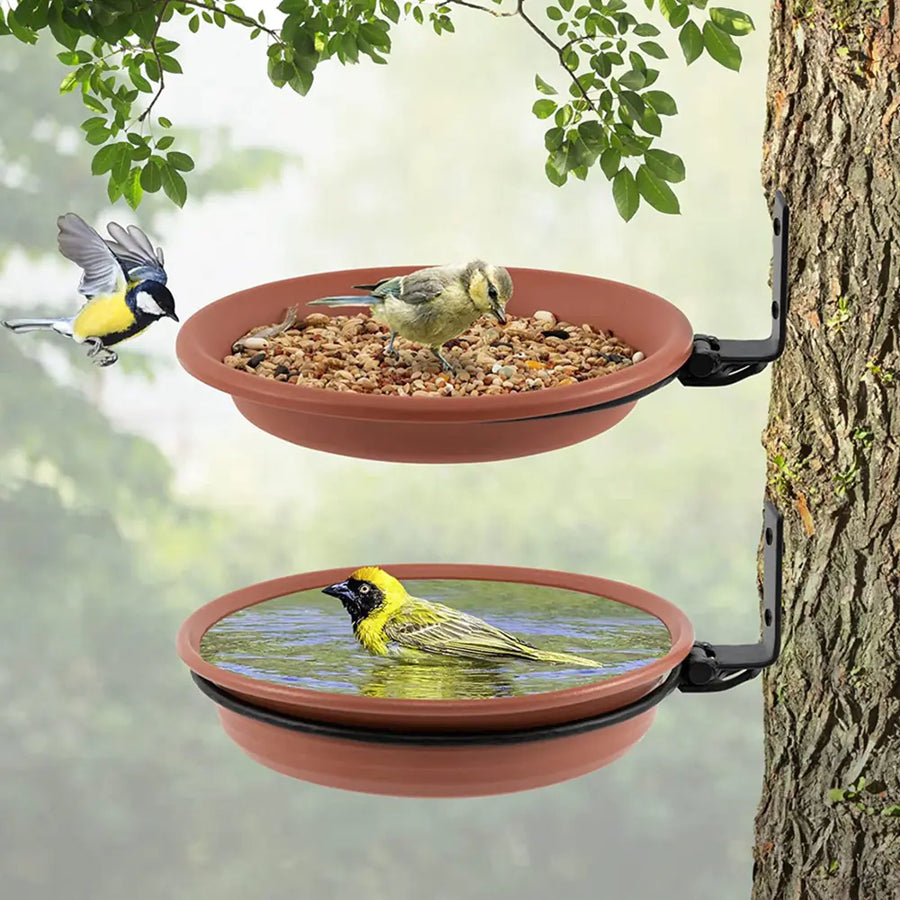 Outdoor bird bath included in Smart Bird Bath & Wildlife Camera Bundle