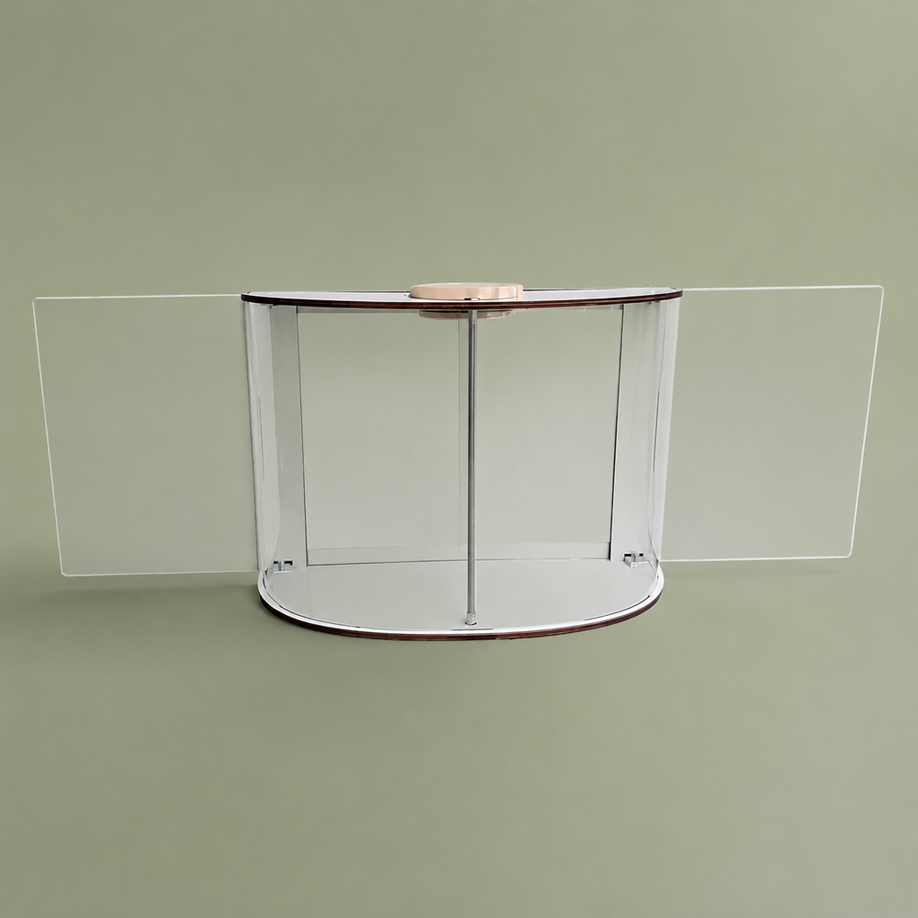 Indoor window bird feeder construction view