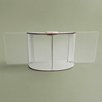 Indoor window bird feeder construction view